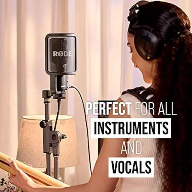 Alt view image 4 of 6 - RØDE NT-USB+ Professional-Grade USB Condenser Microphone For Recording Studio Quality Audio Directly To A Computer Or Mobile Device, Black