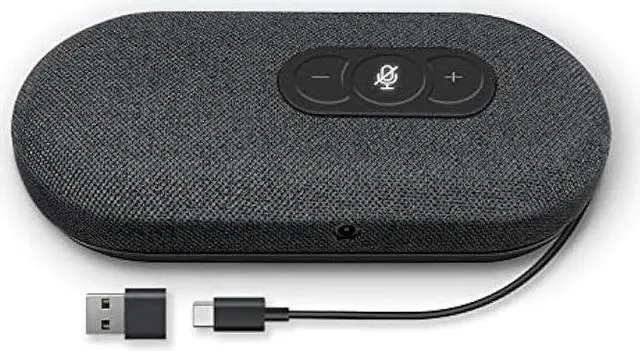 Main image of RayBit USB Speakerphone, Conference Computer Speakers with Microphone for Home Office Calls, 360 Degree Enhanced Voice Pickup, Noise Reduction, Echo Cancellation, Compatible with Zoom, Teams, Skype