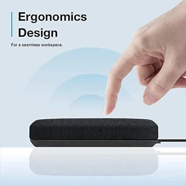 Alt view image 5 of 5 - RayBit USB Speakerphone, Conference Computer Speakers with Microphone for Home Office Calls, 360 Degree Enhanced Voice Pickup, Noise Reduction, Echo Cancellation, Compatible with Zoom, Teams, Skype