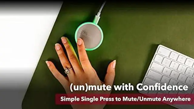 Alt view image 5 of 6 - MuteMe - Illuminated Physical Mute Button for Zoom, Teams, WebEx & More (As Seen on Shark Tank)! Mac/PC Compatible. USB Cord & Adapter Included. Free Software Download Required.