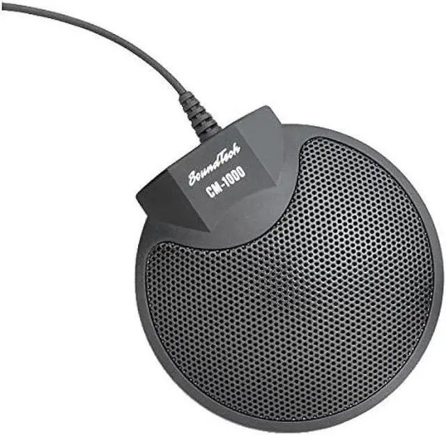 Main image of Sound Tech CM-1000 (Pack of 2) Table Top Conference Meeting Microphone with Omni-Directional Stereo 3.5mm Plug & Audio Spliter