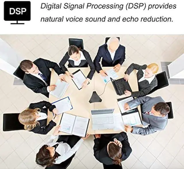 Alt view image 2 of 6 - Matosio Octopus Loudspeaker & Telephone Conference Microphone 360° Omnidirectional Microphone Plug and Play USB for Meeting Room or Office