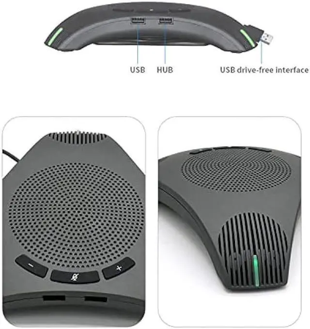 Alt view image 6 of 6 - Matosio Octopus Loudspeaker & Telephone Conference Microphone 360° Omnidirectional Microphone Plug and Play USB for Meeting Room or Office