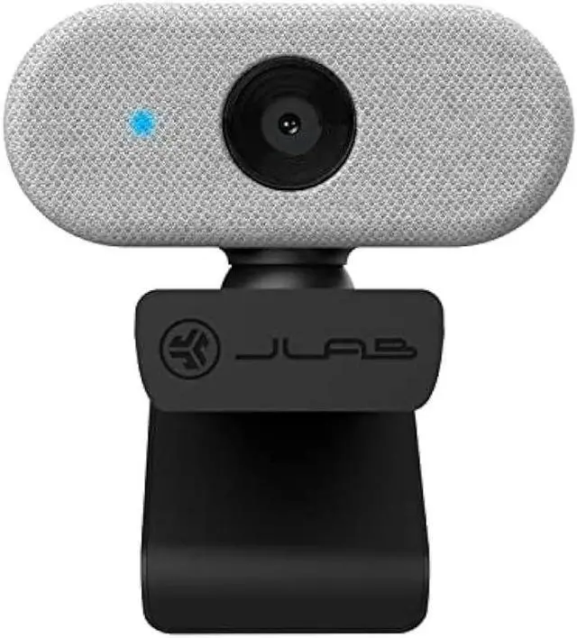 Alt view image 2 of 4 - JLab Go Cam USB HD Webcam, White, 1080P/30 FPS, 2.1 Megapixels, Minimalist Portable Set-up, Omni-Directional Microphone, Compatible with PC, Mac and Chromebook