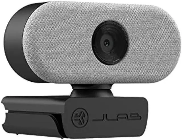 Alt view image 3 of 4 - JLab Go Cam USB HD Webcam, White, 1080P/30 FPS, 2.1 Megapixels, Minimalist Portable Set-up, Omni-Directional Microphone, Compatible with PC, Mac and Chromebook