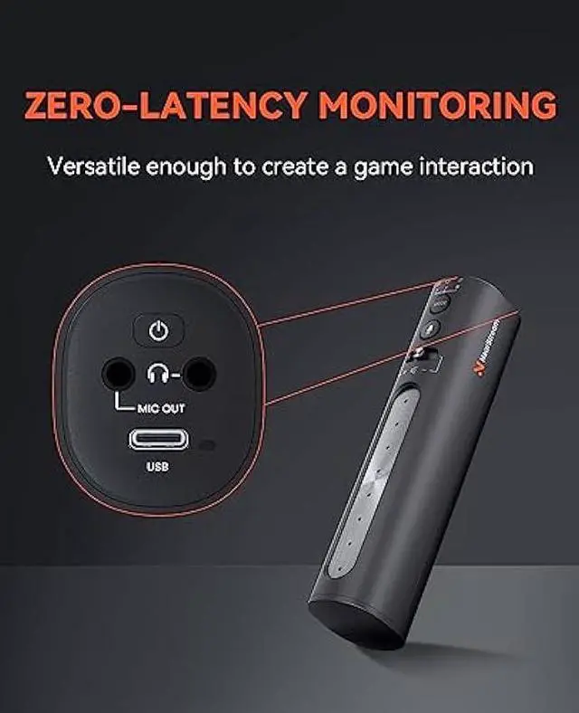 Alt view image 4 of 6 - NUROUM NEARSTREAM AM10B USB Condenser Gaming Microphone, 3 Polar Patterns Noise Cancellation Computer Microphone, Desktop Podcast Mic with Mute, AGC, Pop Filter for Streaming Recording