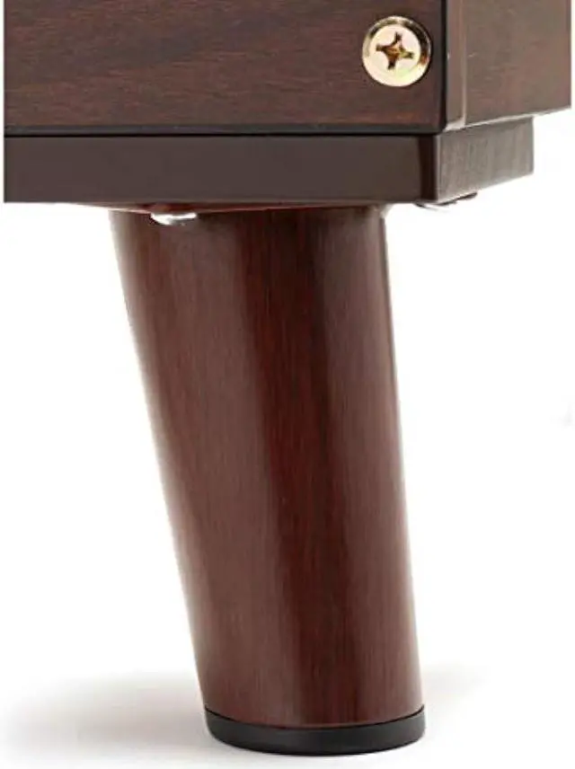 Alt view image 7 of 7 - Furhaven (Old Version) Elevated Dog Bed Frame for 44 x 35 XL Dog Beds, Easy Assembly - Mid-Century Modern Bed Frame - Walnut, Jumbo/XL