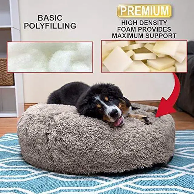 Alt view image 5 of 6 - SPORT PET Luxury Waterproof Pet Bed, Soft Fleece Pet Blanket, Replacement Covers, Machine Washable, Large, Gray, 36.0 L x 36.0 W x 11.5 Th