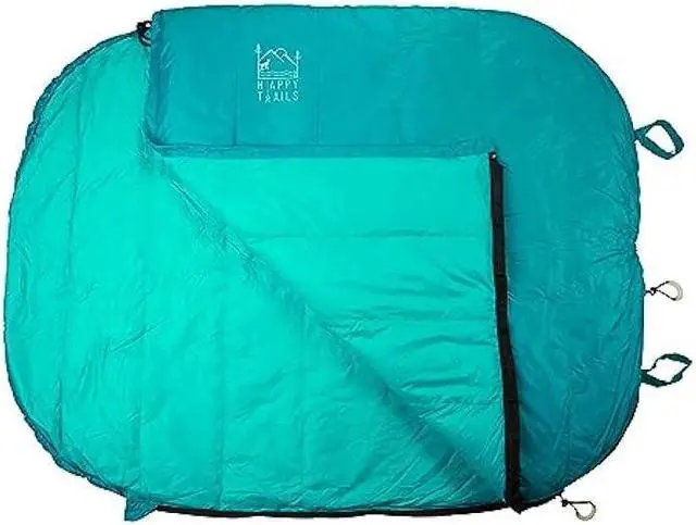 Main image of Happy Trails PNW 11 oz Ultralight Dog Sleeping Bag BackpackingOutdoor Dog Bed for HikingBackpacking Gear for DogsDog Hiking GearDog Camping GearPackable Sleeping Bag for DogsDog Travel Bed