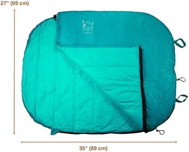 Alt view image 4 of 6 - Happy Trails PNW 11 oz Ultralight Dog Sleeping Bag BackpackingOutdoor Dog Bed for HikingBackpacking Gear for DogsDog Hiking GearDog Camping GearPackable Sleeping Bag for DogsDog Travel Bed