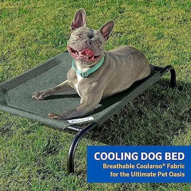 Alt view image 2 of 6 - Coolaroo 474683 Original Elevated Pet Bed, Extra Large, Grey