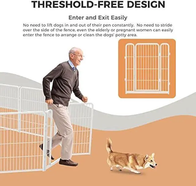 Alt view image 3 of 6 - FXW HomePlus Dog Playpen Designed for Indoor Use, 32 Height for Medium DogsPatent Pending
