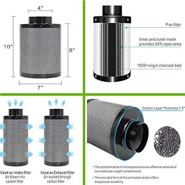 Alt view image 4 of 7 - TopoGrow LED Grow Tent Complete Kit 300W LED Grow Light Kit Full-Spectrum Hydroponics 32X32X63 Indoor Grow Tent 4 Ventilation Kit Full Setup for Plant Growing Seedlings Veg and Bloom