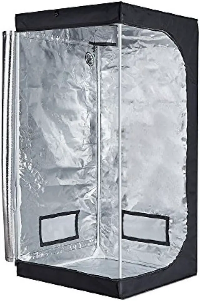 Alt view image 5 of 7 - TopoGrow LED Grow Tent Complete Kit 300W LED Grow Light Kit Full-Spectrum Hydroponics 32X32X63 Indoor Grow Tent 4 Ventilation Kit Full Setup for Plant Growing Seedlings Veg and Bloom