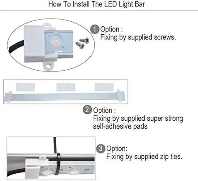 Alt view image 6 of 6 - Grow Light Strip Kit 45W, 4 pcs 16 Inches LED Grow Light Strips with Extension Cables, Mounting Accessories for Greenhouse, Grow Shelf. Perfect for Indoor Growing-(4-Strip-Kit)