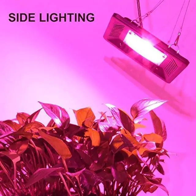 Alt view image 6 of 7 - Waterproof 100W LED Grow Light Full Spectrum, New Technology COB LED Grow Light, Natural Heat Dissipation Without Noise, Suitable for Plants All Growing Stage Indoor or Outdoor.