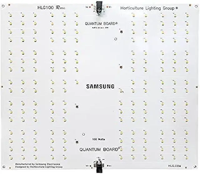 Alt view image 3 of 6 - Horticulture Lighting Group HLG 100 Rspec Quantum Board LED Grow Light Veg & Bloom | High-Efficiency Upgraded LM301B LED's