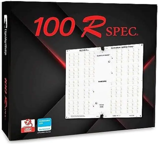 Alt view image 2 of 6 - Horticulture Lighting Group HLG 100 Rspec Quantum Board LED Grow Light Veg & Bloom | High-Efficiency Upgraded LM301B LED's