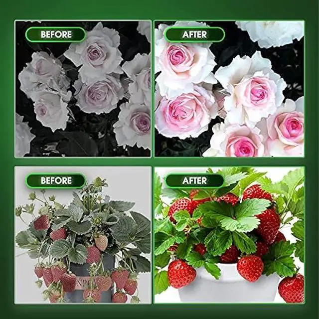 Alt view image 4 of 7 - Grow Light Bulbs, WEEGrow LED Grow Light Bulb A19 Bulb, Full Spectrum Grow Light Bulb, Plant Light Bulb E26 Base, 11W Grow Bulb 100W Equivalent, Grow Light for Indoor Plant, Seed Starting, Veg, 6 Pack