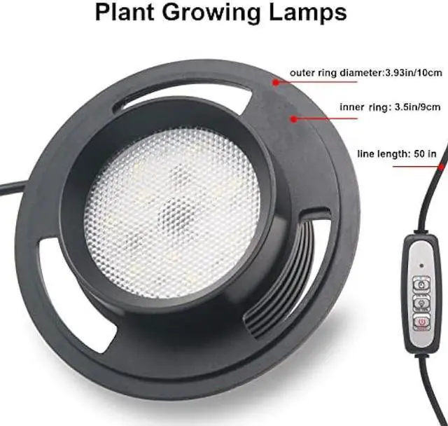 Alt view image 3 of 6 - Desktop Glass Terrarium with Grow Light (H:7.8 D:4), for Succulent, Moss, Miniature Gardening Landscape, Betta Fish Tank, Indoor Plant Growth, Office Home Decoration, Plant Lovers Gifts