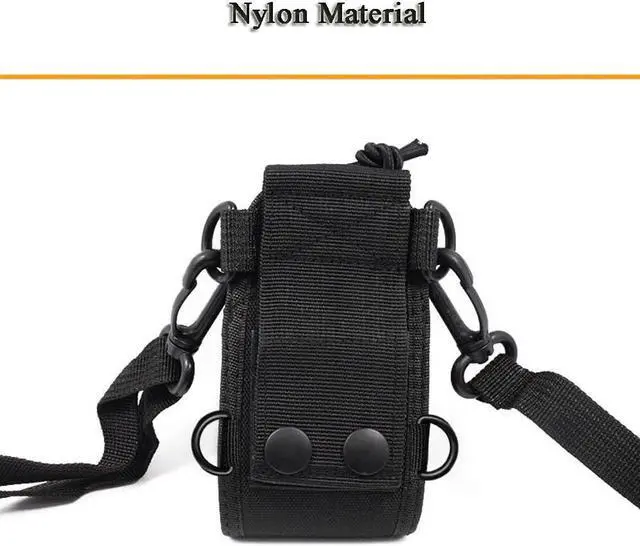 Alt view image 5 of 6 - Walkie Talkie Holder Two Way Radio Case Universal MSC-20C Radio Holster Nylon Radio Pouch for GPS Kenwood Yaesu Icom Motorola Baofeng UV5R UV82 TYT UV5RA HYT 888S Retevis H777 Two Way Radio