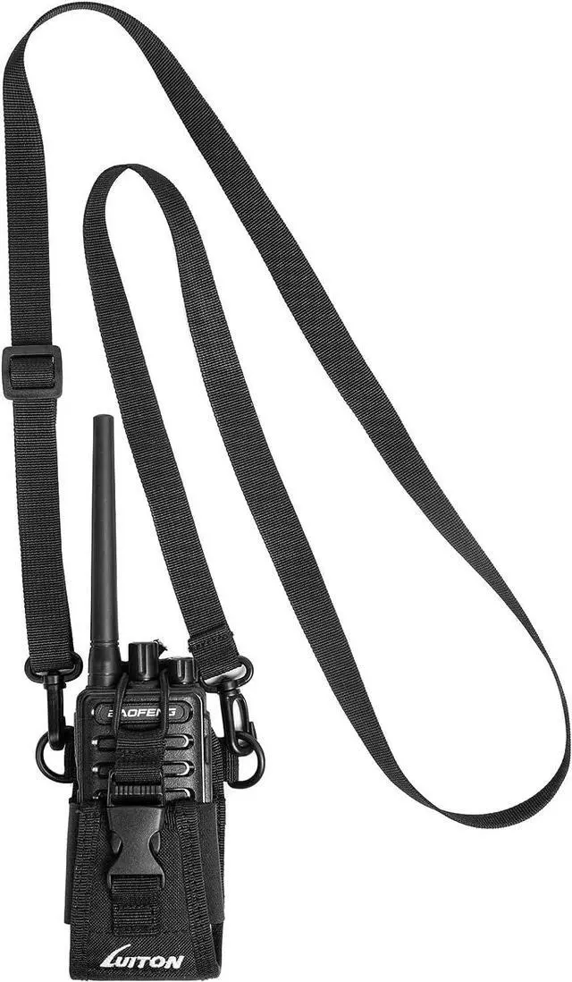 Alt view image 5 of 5 - LUITON Radio Holder Walkie Talkie Pouch Molle Radio Pouch BaoFeng Radio Holster Strap Radio Case for Duty Belt Compatible with BaoFeng UV5R 888S F8HP Kenwood Icom HYT Arcshell Retevis H777 (1 Pack)