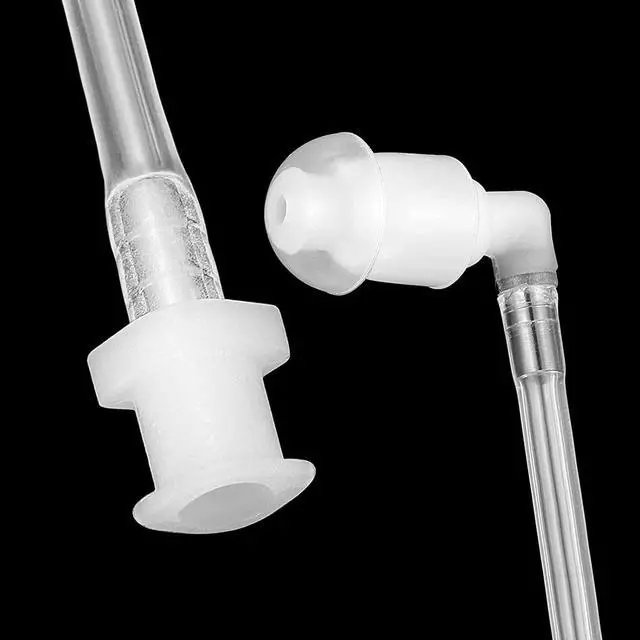 Alt view image 3 of 7 - 10-Pack Replacement Acoustic Coil Tube with Clip for Baofeng Retevis Midland Kenwood Motorola 2 Way Radio Audio Walkie talkies Headsets Secret Spy Game Earpiece