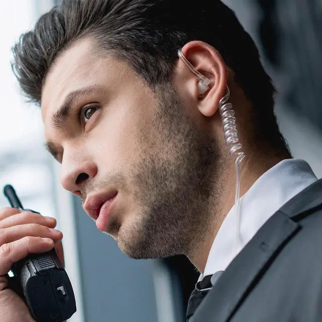 Alt view image 6 of 6 - Maiimvve Walkie Talkie Earpiece with MicEarpiece for cp200d cls1110 cls1410 rdm2070d cp185 Earpiece,Radio Earpiece for Walkie Talkie Radio Ear Piece for Law Enforcement,Walkie Talkie Headset