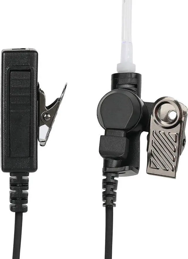 Alt view image 3 of 6 - AIRSN XTS2500 Earpiece for Motorola Radio XTS5000 XTS3000 Walkie Talkie with Acoustic Tube and Mic&PTT Surveillance Headset
