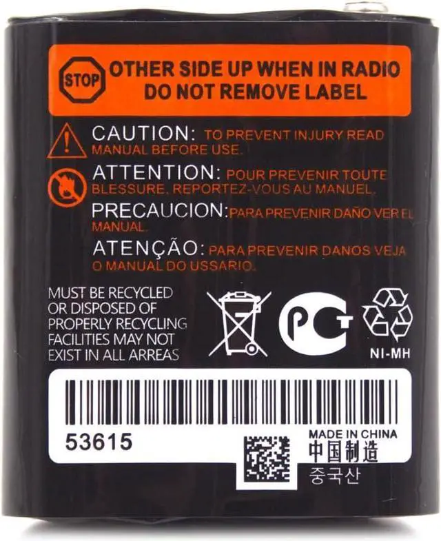 Alt view image 6 of 6 - Lunggwey (2-Pack) 3.6V 1000mAh Rechargeable Batteries for 53615 m53615 KEBT-071A KEBT-071-B KEBT-071-C KEBT-071-D Talkabout 5950 T4800 T4900 T5000 T5800 T9500R Two-Way Radio