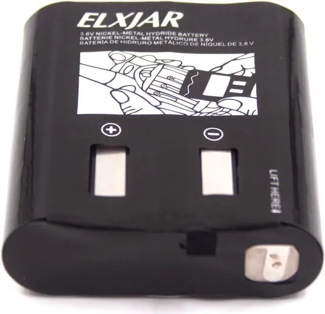 Alt view image 4 of 6 - Lunggwey (2-Pack) 3.6V 1000mAh Rechargeable Batteries for 53615 m53615 KEBT-071A KEBT-071-B KEBT-071-C KEBT-071-D Talkabout 5950 T4800 T4900 T5000 T5800 T9500R Two-Way Radio