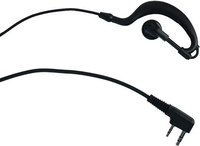 Alt view image 5 of 6 - Caroo Walkie Talkieds Earpiece G Shape Headset with Mic PTT for Kenwood TK-2107 TK-3107 BaoFeng Uv-5r Bf-888s 2 Way Radio10 Pack