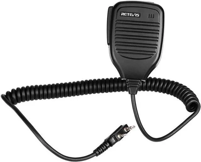 Alt view image 7 of 7 - Retevis HK001 2 Pin Speaker Mic Walkie Talkies Microphone for Arcshell AR-5 Baofeng UV-5R BF-888S Retevis H-777 RT21 RT22 RT27 Two Way Radios (10 Packs, Black)