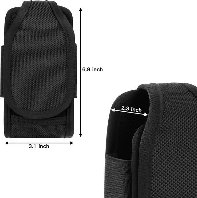 Alt view image 2 of 7 - Xxerciz Radio Holder Radio Case Heavy Duty Radios Pouch Bag for Two Ways Walkie Talkies Radio Holder for Baofeng, Motorola, Midland CB Walkie Talkies