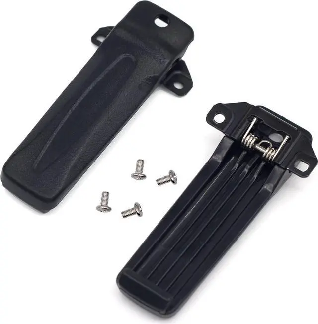 Main image of Kymate KBH-10 Belt Clip Compatible for Kenwood NX240 NX340 TK-270G TK-272G TK-2200 TK-3200 TK-3300 TK-280 TK-380 TK-290 TK-390 TK-260G TK-2302 TK-3302 Two Way Radio walkie Talkie 2Pack