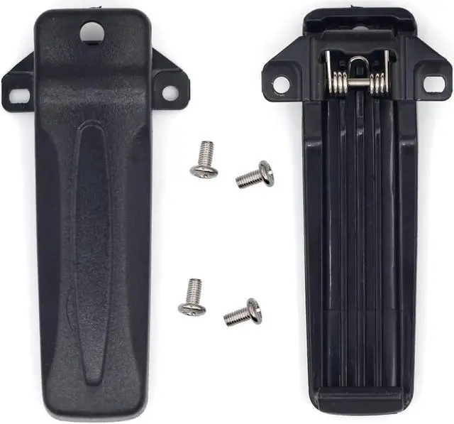 Alt view image 5 of 5 - Kymate KBH-10 Belt Clip Compatible for Kenwood NX240 NX340 TK-270G TK-272G TK-2200 TK-3200 TK-3300 TK-280 TK-380 TK-290 TK-390 TK-260G TK-2302 TK-3302 Two Way Radio walkie Talkie 2Pack