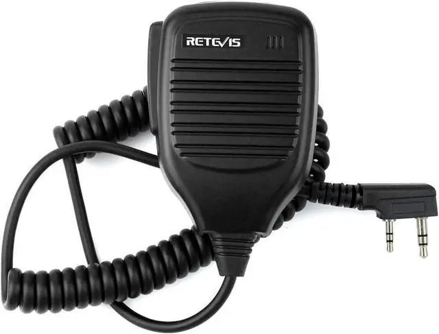 Main image of Retevis Shoulder Speaker Mic 2 Pin Walkie Talkie Speaker Microphone Compatible with Retevis H-777 RT21 RT22 RT68 RT86 RT85 RT22S RT19 RT17 Baofeng UV-5R UV-82 888S Arcshell AR-5 2 Way Radio(1 Pack)