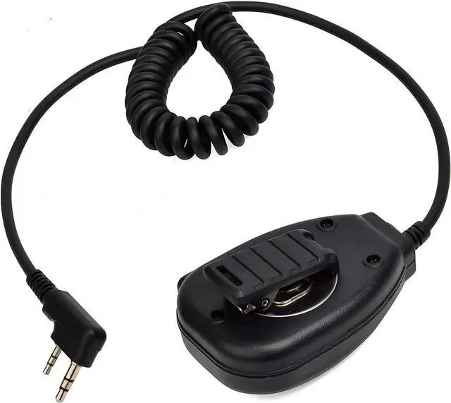 Alt view image 5 of 6 - HYS Walkie-Talkie Handheld Speaker Mic, Shoulder Microphone PTT for BaoFeng UV-5R 5RA 5RB 5RC 5RD 5RE 5REPLUS 3R+ Kenwood Retevis Two Way Radio Accessories (2 Pack)