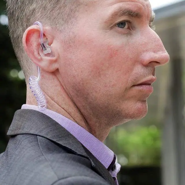 Alt view image 3 of 5 - Replacement Earmold Earpiece Earbud Earplug Ear Mold for Walkie Talkie Acoustic Tube Earpiece,Soft Silicone Earmould Replacement Earpiece Insert for Two Way Radio Air Acoustic Headset (Pair of 5)