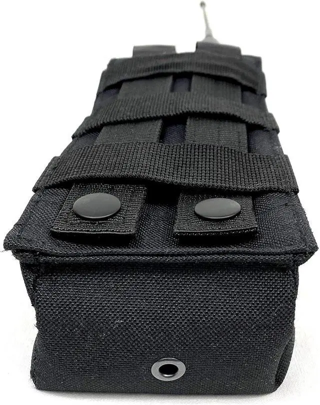 Alt view image 4 of 7 - X-FIRE® Tall Washable Nylon MOLLE Pouch or Duty Belt Portable Radio Holder