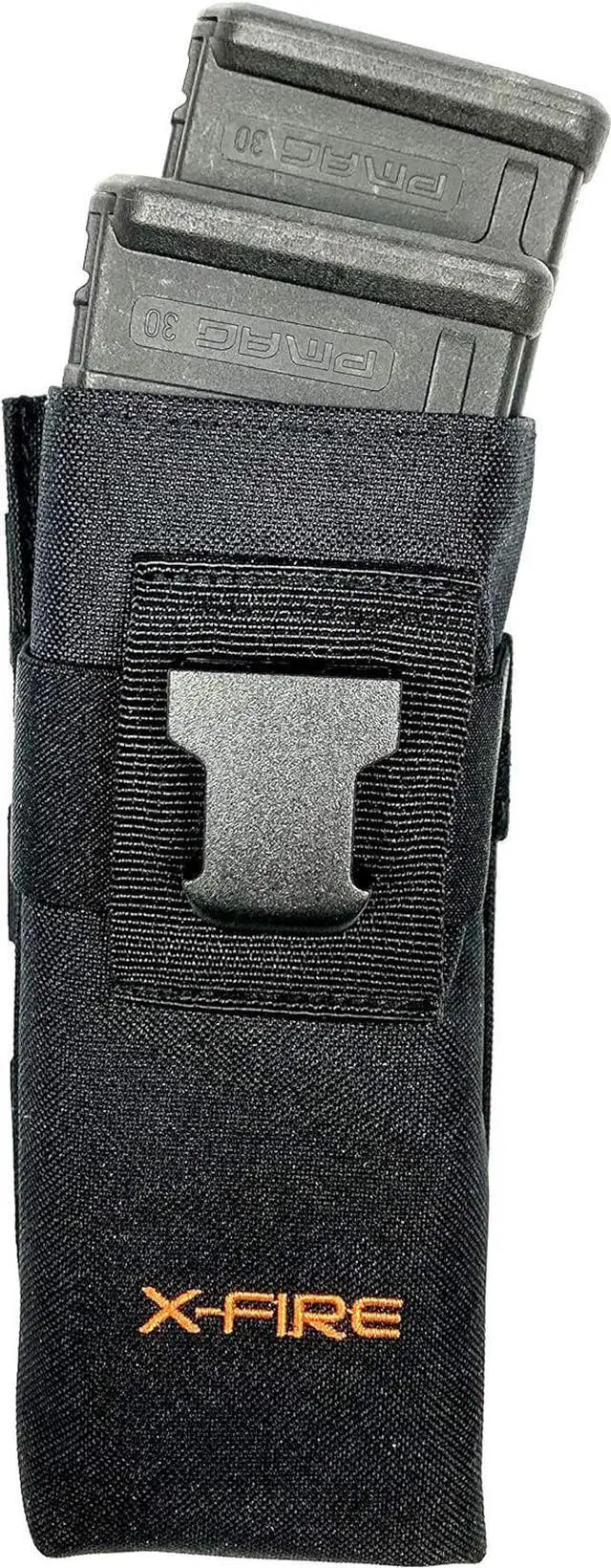 Alt view image 6 of 7 - X-FIRE® Tall Washable Nylon MOLLE Pouch or Duty Belt Portable Radio Holder