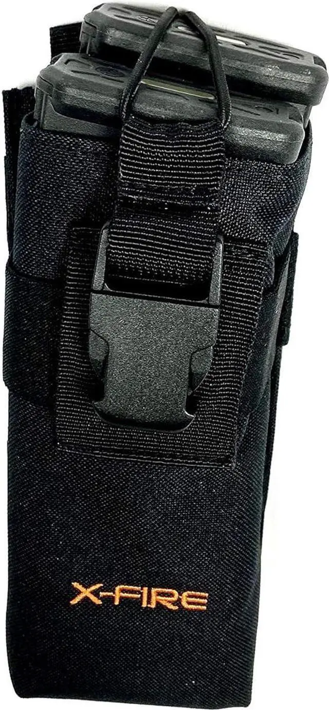 Alt view image 7 of 7 - X-FIRE® Tall Washable Nylon MOLLE Pouch or Duty Belt Portable Radio Holder