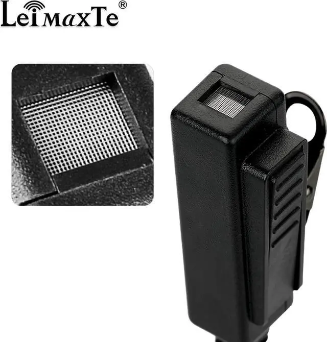Alt view image 6 of 7 - LEIMAXTE RDM2070D Earpiece for Motorola,Compatible CLS1110 CLS1410 CP185 CP200D RDU4100 2 Way Radio Headset with Mic PTT 2 Pin FBI Security Acoustic Tube Surveillance e Walkie Talkie Headphone