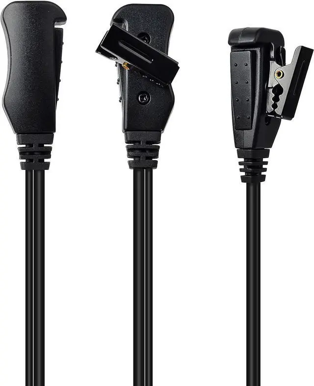 Alt view image 3 of 7 - HYS 1-Wire Radio Earpiece for Motorola Single Pin SL300 SL7550 SL7580 SL7590 SL4000 SL3500e SL1K SL1M, Surveillance 2 Way Radio Earpiece with Mic/PTT, W/A Pair Medium Silicon Earmold