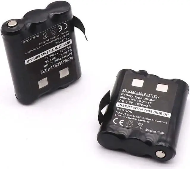 Alt view image 4 of 6 - 2X 1650mAh Battery PMNN4477AR Compatible with Motorola Talkabout T200 T260 T265 T270 T280 T400 T402 T460 T465 T470 T475 T480 T500 T503 T600 T800 T801 Ni-MH Rechargeable Battery-Pack 3.6V