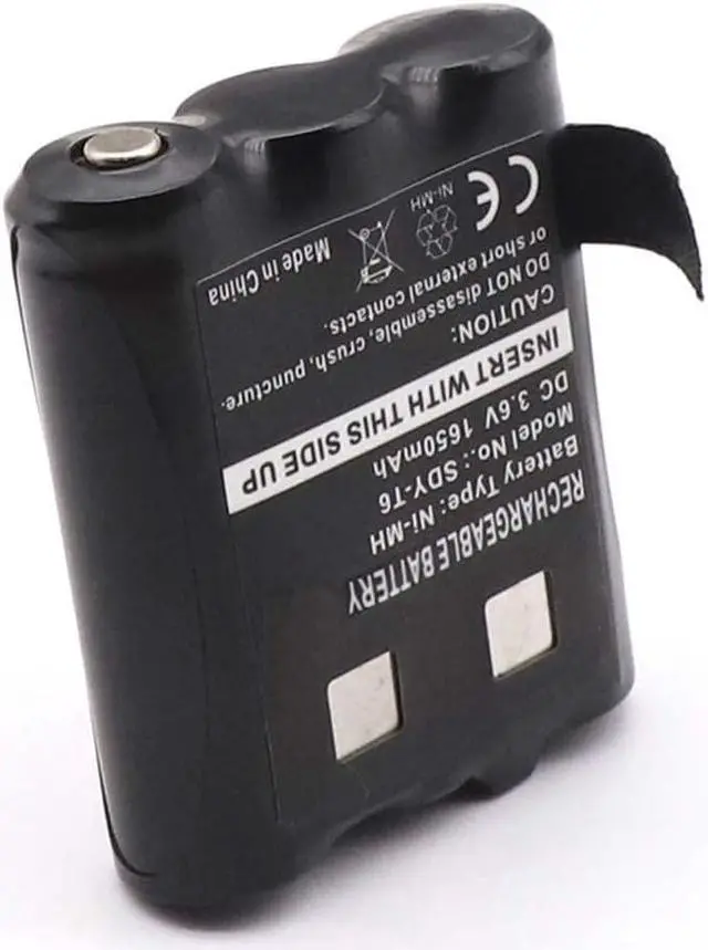 Alt view image 5 of 6 - 2X 1650mAh Battery PMNN4477AR Compatible with Motorola Talkabout T200 T260 T265 T270 T280 T400 T402 T460 T465 T470 T475 T480 T500 T503 T600 T800 T801 Ni-MH Rechargeable Battery-Pack 3.6V