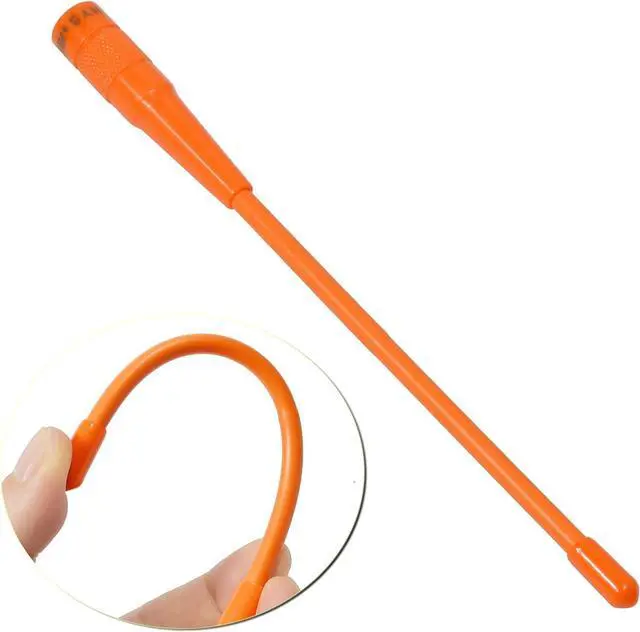 Alt view image 4 of 5 - HYS 2m 70cm SMA Male Antenna, VHF UHF Soft Whip 2 Way Radio Antenna for 136-174/400-470Mhz Walkie Talkie YAESU/Vertex VX-3R VX-6R VX-7R VX-8R VX-150 FT-60R TYT MD-UV380 Radio