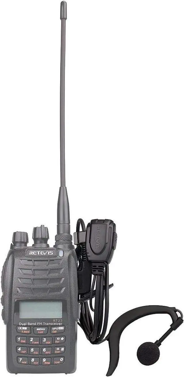 Alt view image 7 of 7 - Retevis Walkie Talkie Earpiece Compatible H-777 RT22 RT21 RT68 RT22S H-777S RT27 Baofeng 888S UV-5R,Two Way Radio G Type Length Adjustable Headset with Mic(10 Pack)