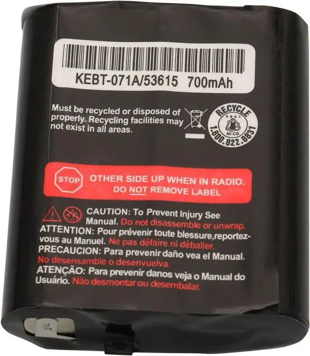 Alt view image 3 of 7 - GoodQbuy 2Pcs 700mAh 3.6V Replacement NiMH Two-Way Radio Battery Packs for Motorola Talkabout Radios MS350R MT350R EM1000 MC220R MR355 FV800 T4800