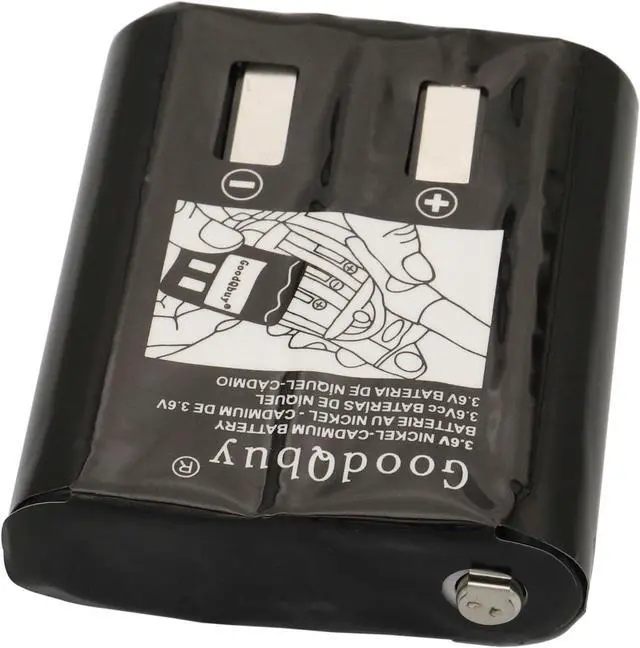 Alt view image 4 of 7 - GoodQbuy 2Pcs 700mAh 3.6V Replacement NiMH Two-Way Radio Battery Packs for Motorola Talkabout Radios MS350R MT350R EM1000 MC220R MR355 FV800 T4800